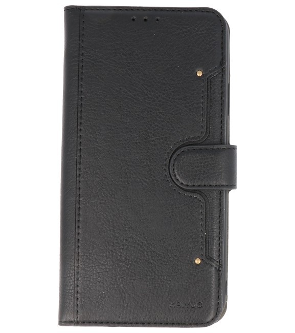 Étui portefeuille de luxe pour iPhone 11 Pro Max Noir