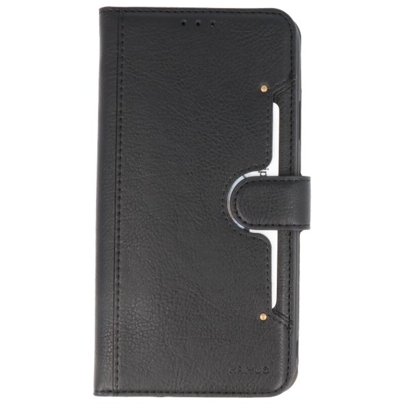 Custodia a portafoglio di lusso per iPhone 11 Pro Max nera
