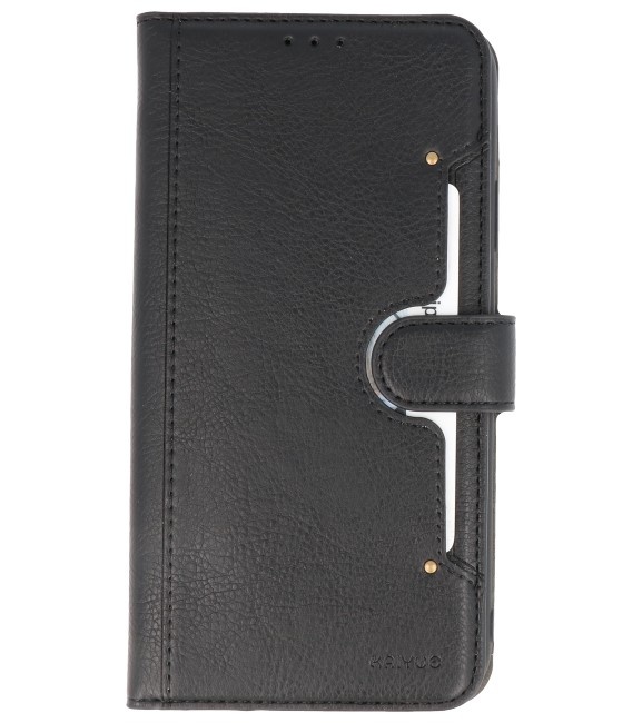 Funda billetera de lujo para iPhone 11 Pro Max Black