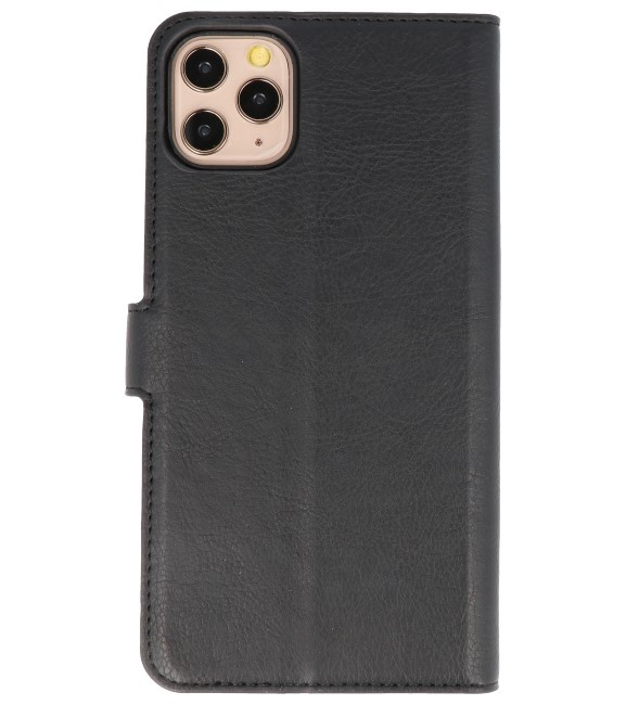 Custodia a portafoglio di lusso per iPhone 11 Pro Max nera