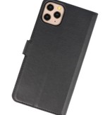 Funda billetera de lujo para iPhone 11 Pro Max Black