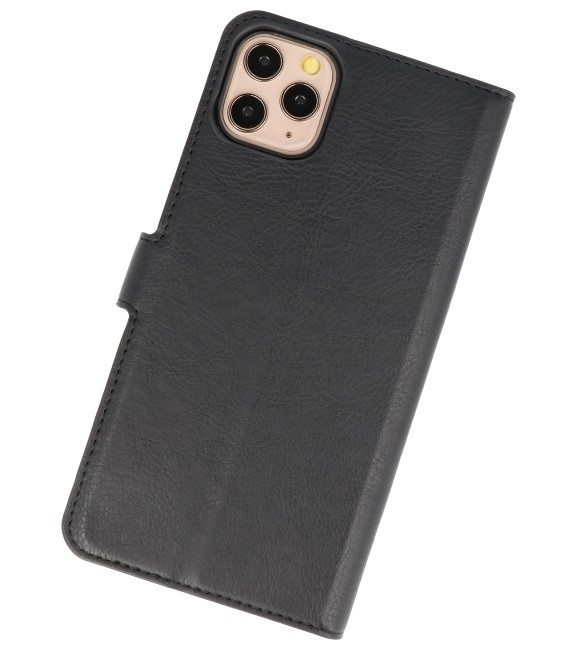Custodia a portafoglio di lusso per iPhone 11 Pro Max nera