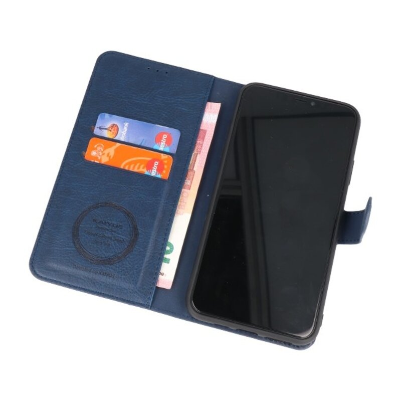 Luxus Brieftasche für iPhone 11 Pro Max Navy