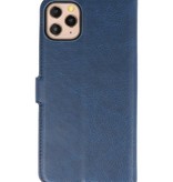 KAIYUE Luxe Portemonnee Hoesje voor iPhone 11 Pro Max Navy