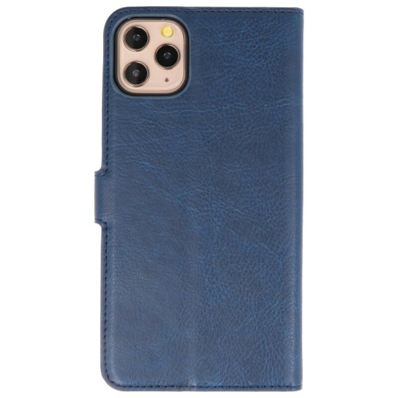 Étui portefeuille de luxe pour iPhone 11 Pro Max Navy
