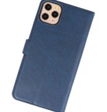 KAIYUE Luxe Portemonnee Hoesje voor iPhone 11 Pro Max Navy