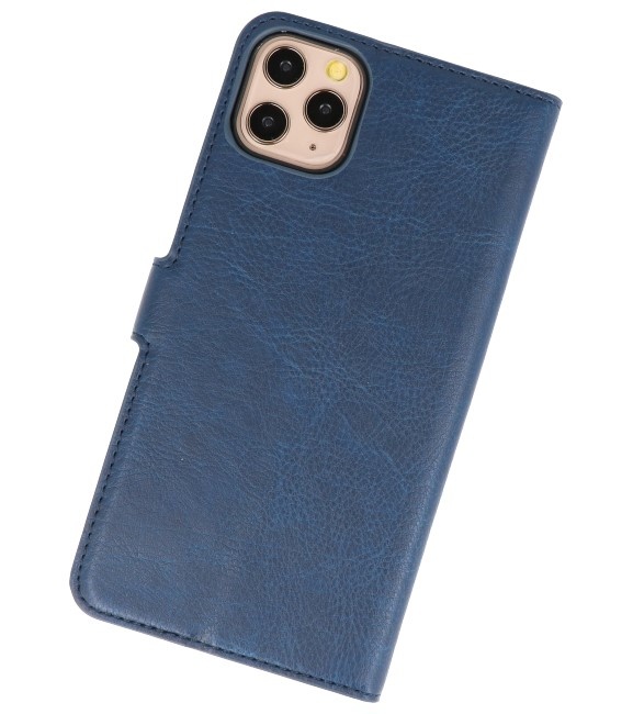 KAIYUE Luxe Portemonnee Hoesje voor iPhone 11 Pro Max Navy