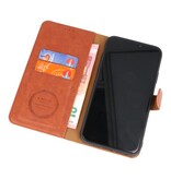 KAIYUE Luxe Portemonnee Hoesje voor iPhone 11 Pro Max Bruin