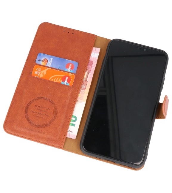 Luksus tegnebog til iPhone 11 Pro Max Brown