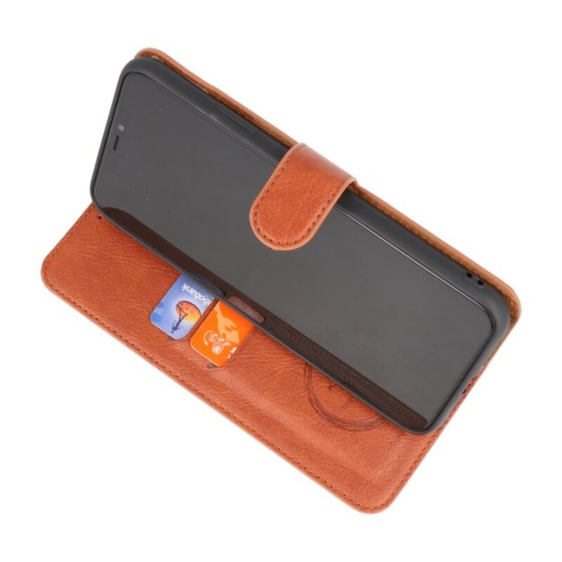 Funda billetera de lujo para iPhone 11 Pro Max Brown