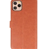 Étui portefeuille de luxe pour iPhone 11 Pro Max Brown