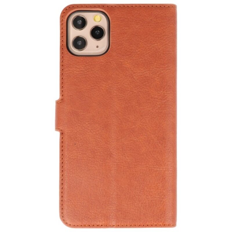 KAIYUE Luxe Portemonnee Hoesje voor iPhone 11 Pro Max Bruin