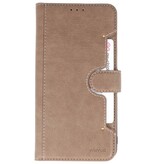 Custodia a portafoglio di lusso per iPhone 11 Pro Max grigio