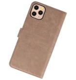 Funda billetera de lujo para iPhone 11 Pro Max Grey