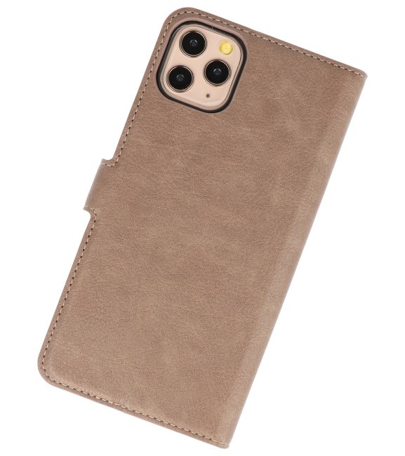 Luxury Wallet Case for iPhone 11 Pro Max Gray