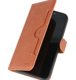 Luxury Wallet Case for iPhone 11 Brown