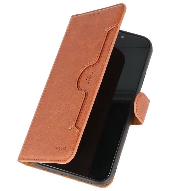 Luxury Wallet Case for iPhone 11 Brown