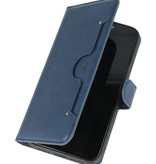 KAIYUE Luxe Portemonnee Hoesje voor iPhone 11 Pro Navy