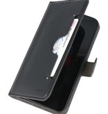Étui portefeuille de luxe pour iPhone 11 Pro Max Noir