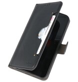 Funda billetera de lujo para iPhone 11 Pro Max Black