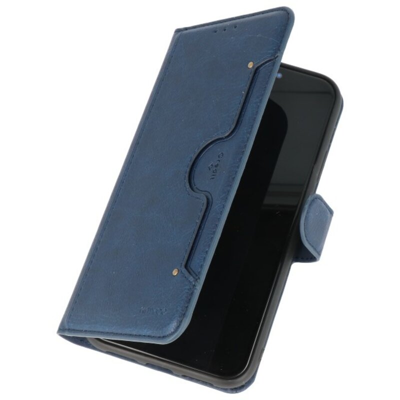 Luxury Wallet Case for iPhone 11 Pro Max Navy