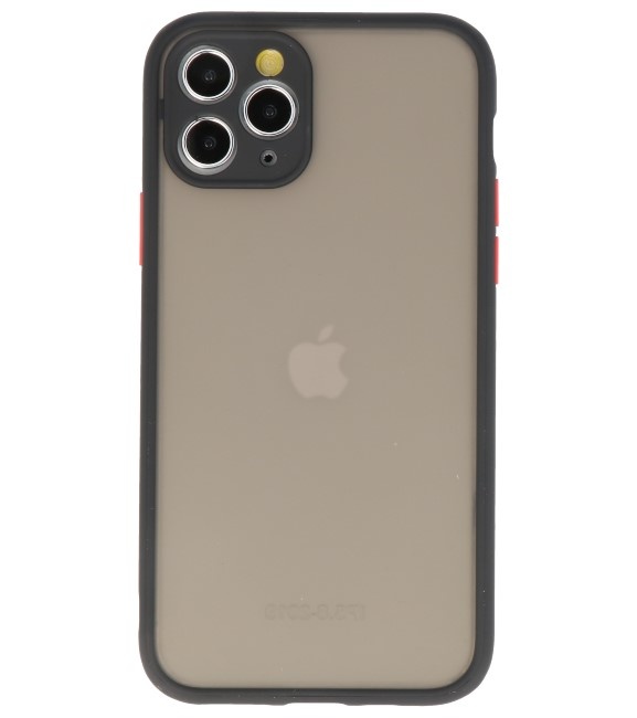 Funda rígida combinada de colores para iPhone 11 Pro Black