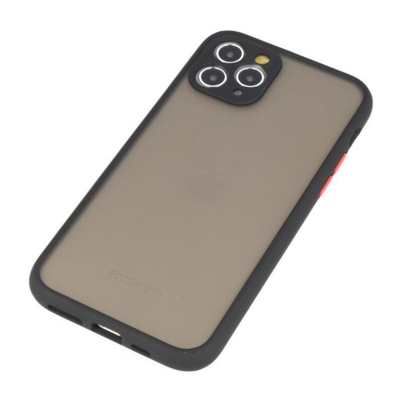 Funda rígida combinada de colores para iPhone 11 Pro Black