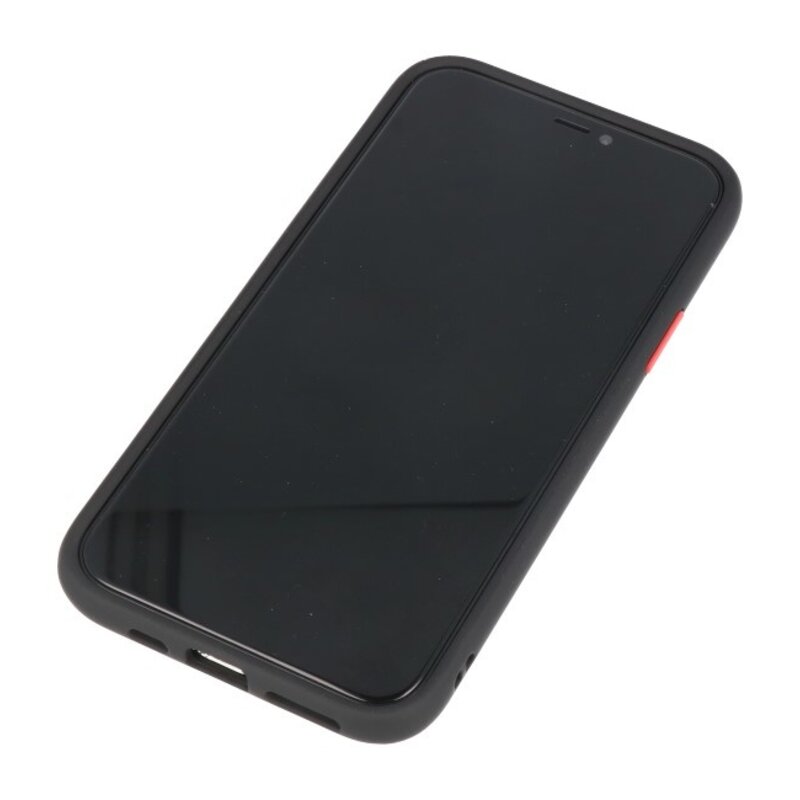 Funda rígida combinada de colores para iPhone 11 Pro Black