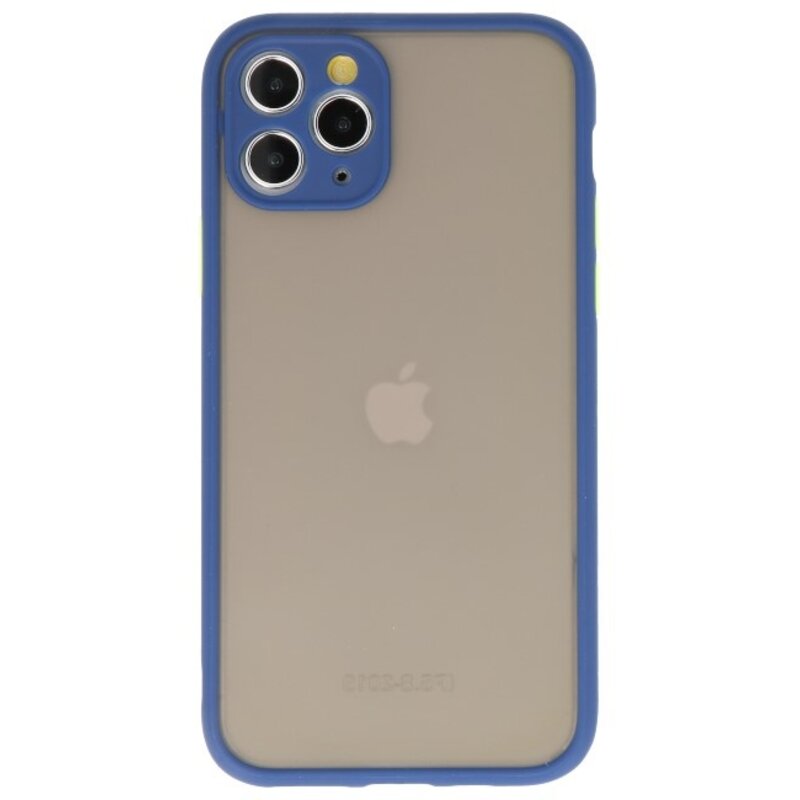 Kleurcombinatie Hard Case voor iPhone 11 Pro Blauw