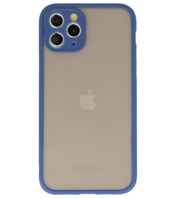 Combinación de colores Funda rígida para iPhone 11 Pro Azul