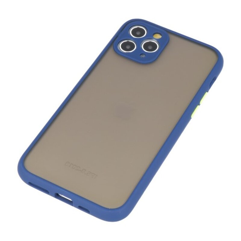 Combinación de colores Funda rígida para iPhone 11 Pro Azul