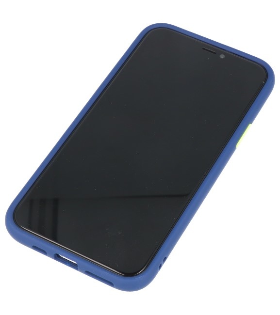 Combinación de colores Funda rígida para iPhone 11 Pro Azul