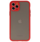Funda rígida combinada de colores para iPhone 11 Pro Red