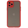 Funda rígida combinada de colores para iPhone 11 Pro Red