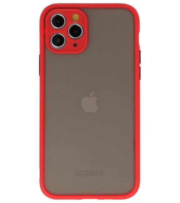 Combinazione di colori Custodia rigida per iPhone 11 Pro rosso