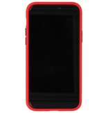 Funda rígida combinada de colores para iPhone 11 Pro Red