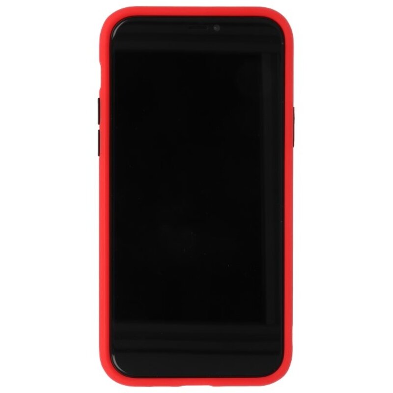 Funda rígida combinada de colores para iPhone 11 Pro Red