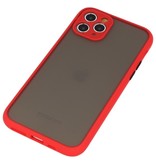 Funda rígida combinada de colores para iPhone 11 Pro Red