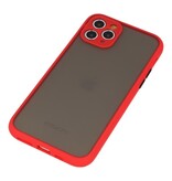 Funda rígida combinada de colores para iPhone 11 Pro Red