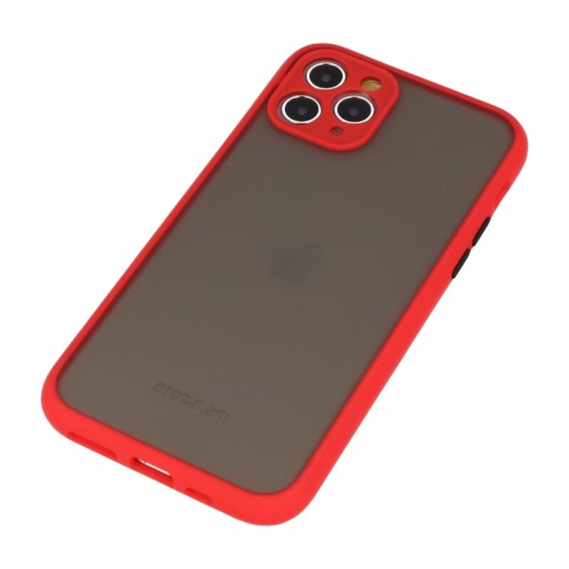 Funda rígida combinada de colores para iPhone 11 Pro Red