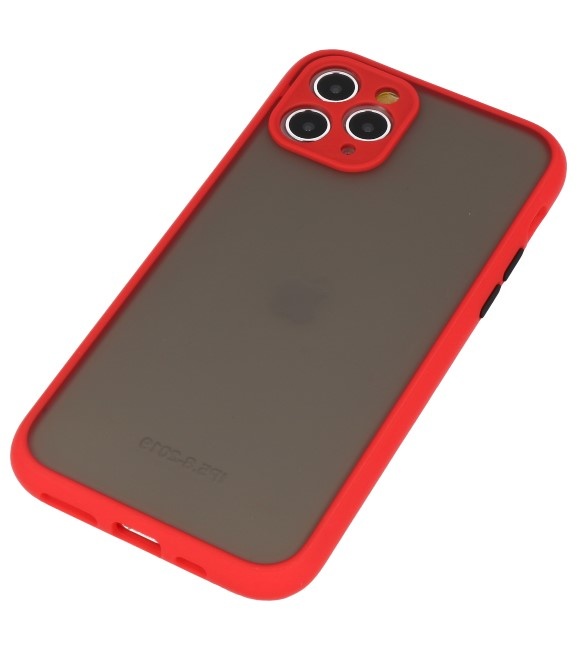 Combinazione di colori Custodia rigida per iPhone 11 Pro rosso