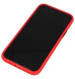 Funda rígida combinada de colores para iPhone 11 Pro Red