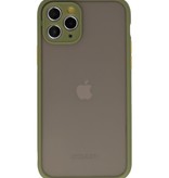 Combinación de colores Funda rígida para iPhone 11 Pro Verde