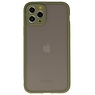 Combinación de colores Funda rígida para iPhone 11 Pro Verde