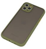 Combinación de colores Funda rígida para iPhone 11 Pro Verde