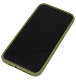 Combinazione di colori Custodia rigida per iPhone 11 Pro verde