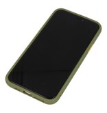 Combinación de colores Funda rígida para iPhone 11 Pro Verde