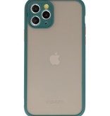 Combinazione di colori Custodia rigida per iPhone 11 Pro verde scuro
