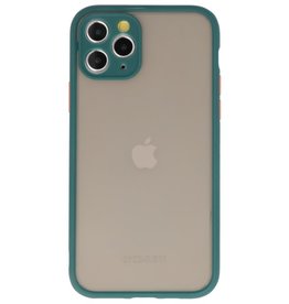 Combinación de colores Funda rígida para iPhone 11 Pro Verde oscuro