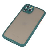 Combinación de colores Funda rígida para iPhone 11 Pro Verde oscuro